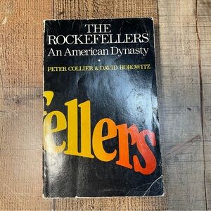 Vintage The Rockefellers An American Dynasty Peter Collier FIRST EDITION Book